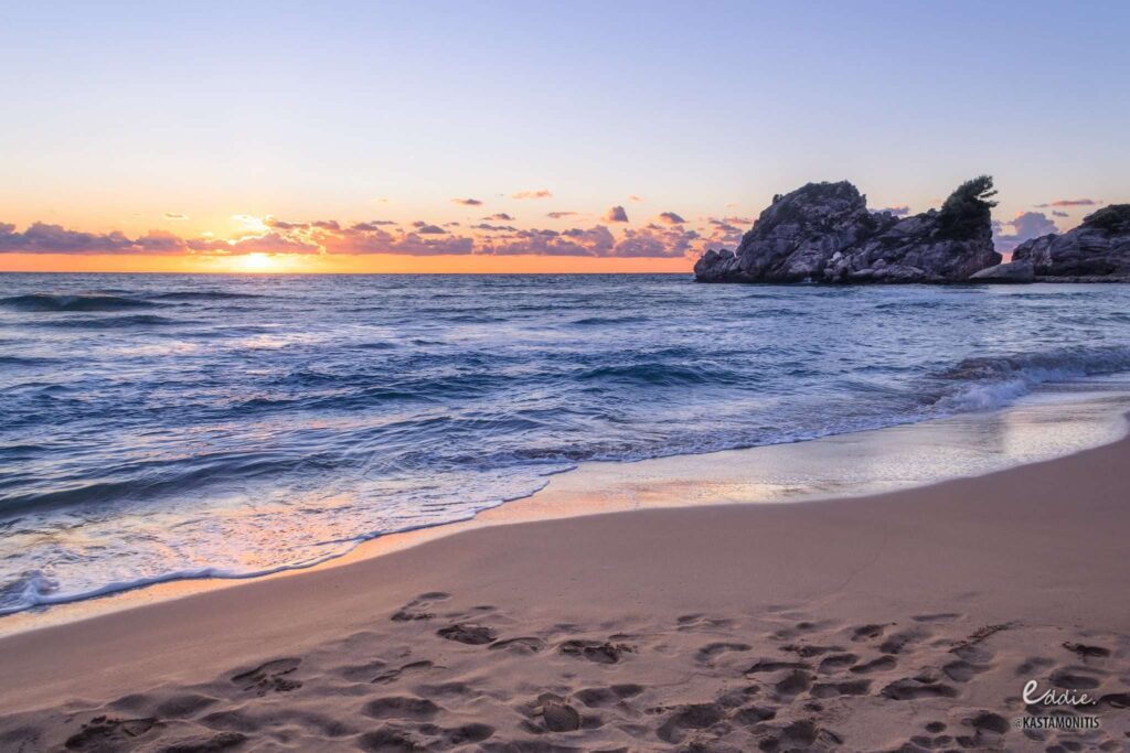 glyfada beach corfu