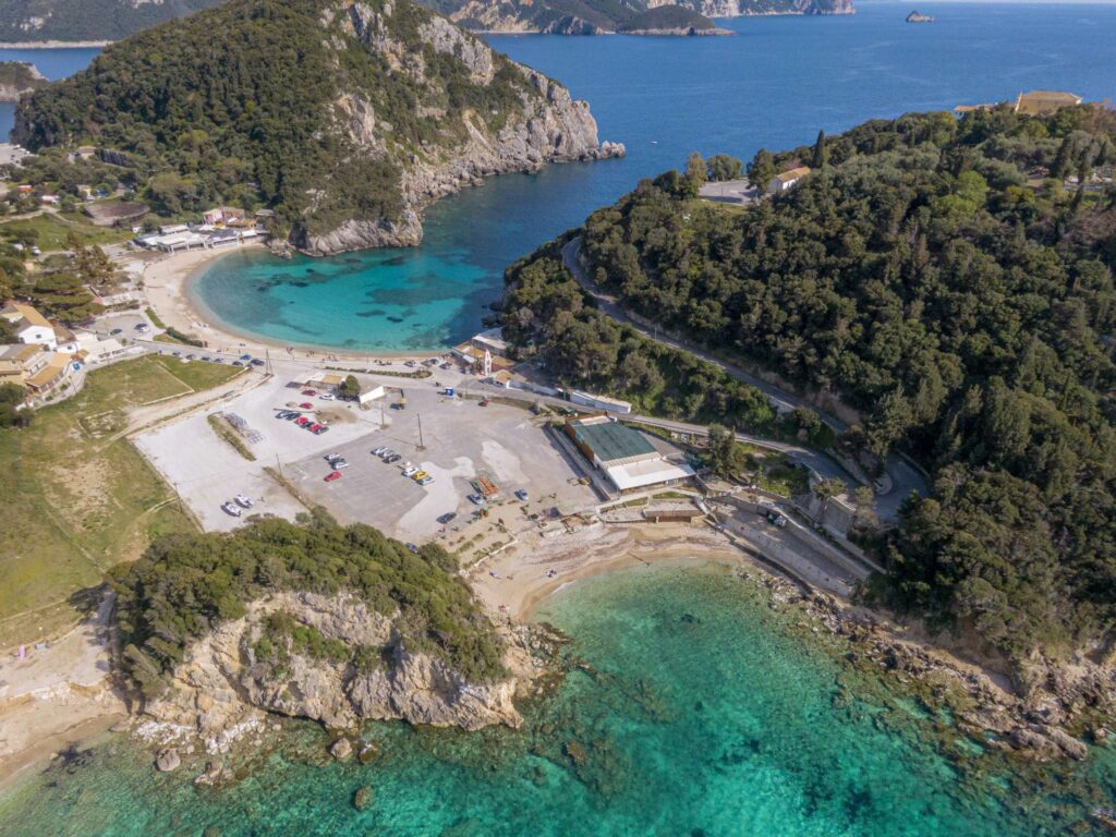 paleokastritsa beach corfu